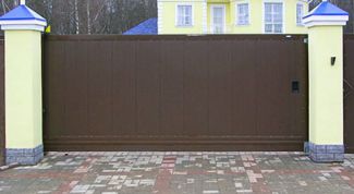 Картинка по теме - как сделать раздвижные ворота
