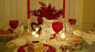 Картинка по теме - как украсить стол к романтическому ужину