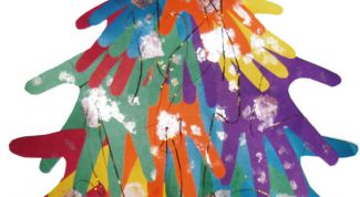 Картинка по теме - как сделать новогоднюю елку из бумаги