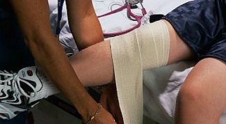 Картинка по теме - как снять опухоль колена