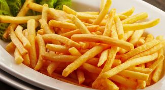 Картинка по теме - как жарить картофель фри