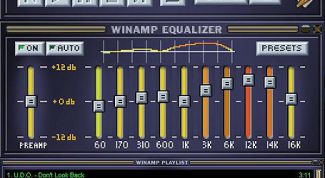 Картинка по теме - как настроить эквалайзер winamp