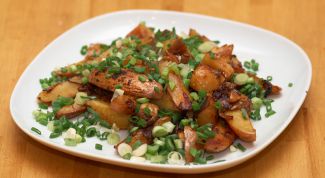 Картинка по теме - как приготовить жареную картошку с грибами