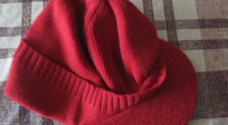 Картинка по теме - как связать козырек спицами