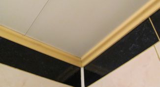 Картинка по теме - как сделать пластиковый потолок в ванной