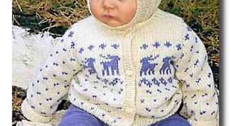 Картинка по теме - как вязать на спицах для малыша