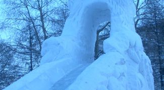 Картинка по теме - как залить снежную горку