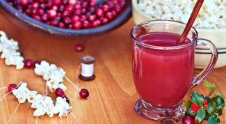 Картинка по теме - как варить брусничный морс