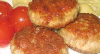 Картинка по теме - как приготовить котлеты с грибами