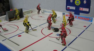 Картинка по теме - как играть в настольный хоккей