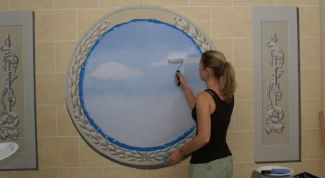 Картинка по теме - как нарисовать облака на стене