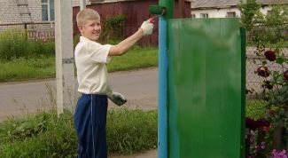 Картинка по теме - как покрасить ворота