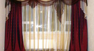 Картинка по теме - как пришить петлю на штору