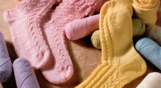 Картинка по теме - как вязать носки