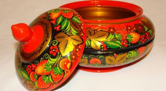 Картинка по теме - как расписывать под хохлому