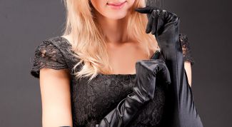 Картинка по теме - как сшить длинные перчатки