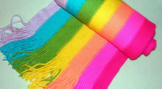 Картинка по теме - как связать детский шарф спицами