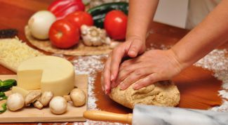 Картинка по теме - как приготовить быстро тесто для пиццы