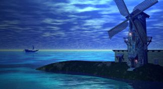 Картинка по теме - как нарисовать мельницу