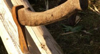 Картинка по теме - как насадить топор на топорище