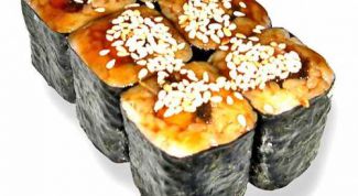 Картинка по теме - как приготовить роллы с угрём