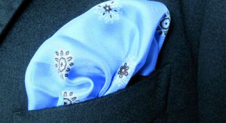 Картинка по теме - как сложить нагрудный платок