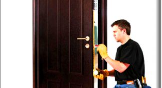 Картинка по теме - как установить накладной замок