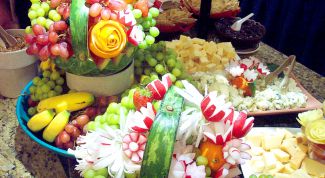 Картинка по теме - как украсить блюда из овощей