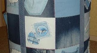 Картинка по теме - как сшить корзину для игрушек