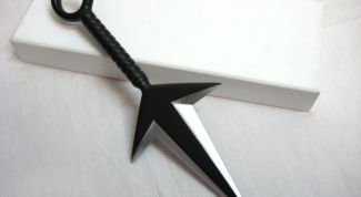 Картинка по теме - как сделать бумажный кунай