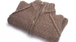 Картинка по теме - как пришить вязанный воротник