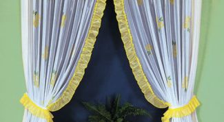 Картинка по теме - как сделать шторы для кухни