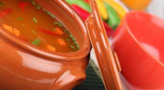 Картинка по теме - как приготовить суп в горшочках