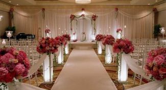 Картинка по теме - как украсить помещение для свадьбы