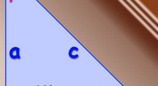 Картинка по теме - как найти синус угла по сторонам треугольника