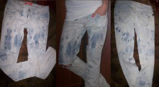 Картинка по теме - как выварить джинсы