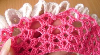 Картинка по теме - как вязать рюши крючком