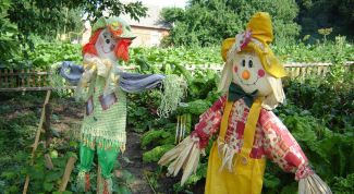 Картинка по теме - как сделать огородное чучело