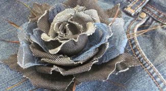 Картинка по теме - как сделать брошку из ткани