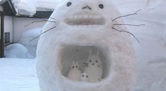 Картинка по теме - как лепить фигуры из снега