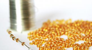 Картинка по теме - как плести шарики из бисера