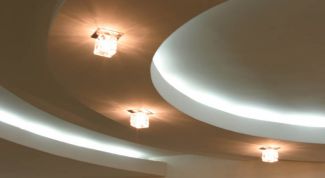 Картинка по теме - как монтировать двухуровневый потолок