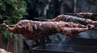 Картинка по теме - как приготовить барана на вертеле