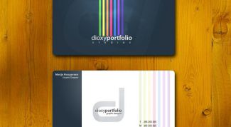 Картинка по теме - как сделать двухстороннюю визитку