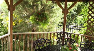 Картинка по теме - как построить садовую беседку