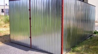 Картинка по теме - как сделать железный гараж