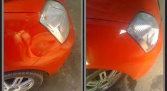 Картинка по теме - как удалить вмятину за 3 минуты