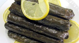 Картинка по теме - как заворачивать долму