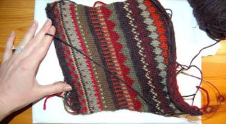 Картинка по теме - как провязать скрещенную лицевую
