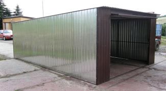 Картинка по теме - как построить железный гараж